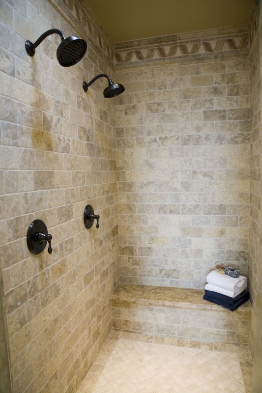 Walk-In Shower with Bench